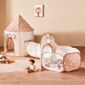 Tiny Land Compact Adventure 3-in-1 Play Tunnel